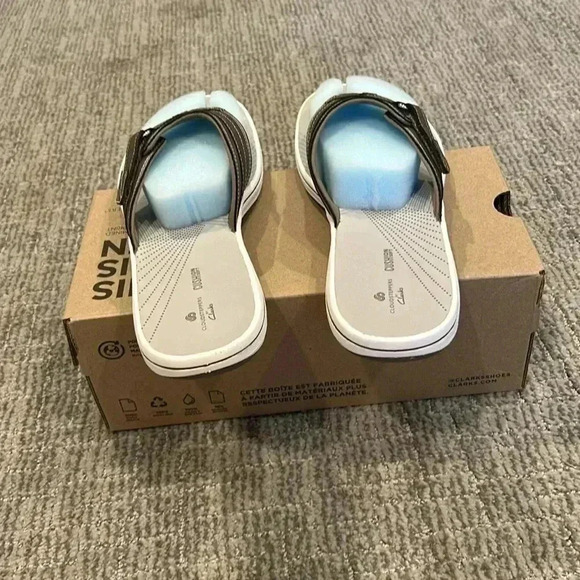 Clarks Women's Breeze Sea Pewter Synthetic 11 Wide - Picture 5 of 7